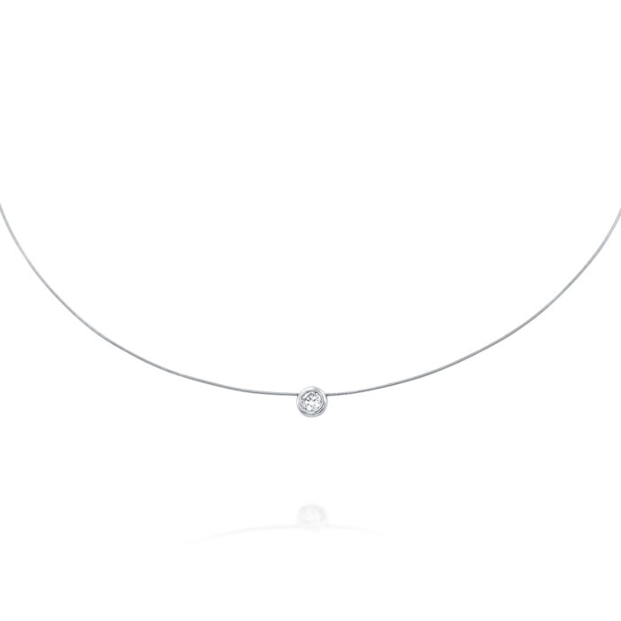 שרשרת צ'וקר יהלום בזל "הנדל"