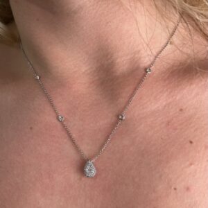 שרשרת יהלומים טיפה "מימי"