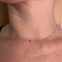 שרשרת צ'וקר יהלום בזל "הנדל"