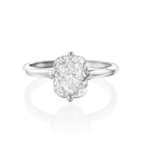 טבעת אירוסין יהלום מעבדה קושיין "מוניקה"