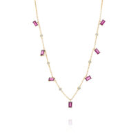 שרשרת רובי ויהלומים ״אלי״