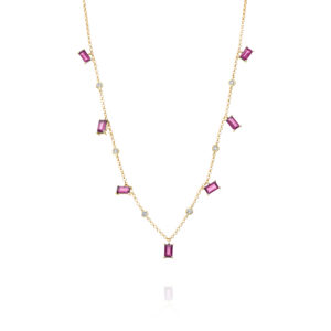 שרשרת רובי ויהלומים ״אלי״