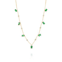 שרשרת אמרלד ויהלומים ״אלי״