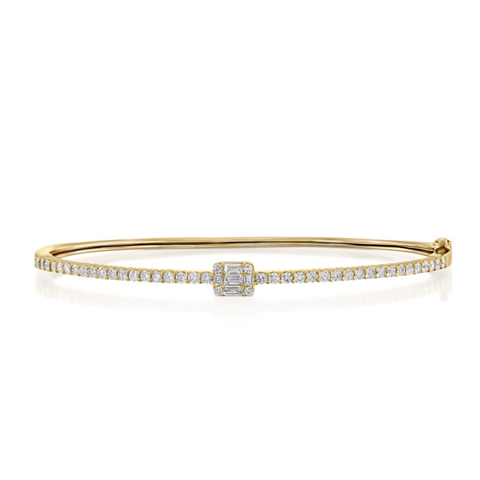 צמיד קשיח יהלומים בגט "ג'ורדי"