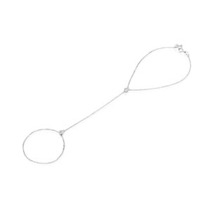 צמיד יד יהלומים טיפות ״ענבל״