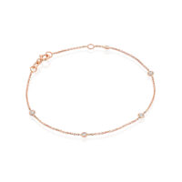 צמיד ״מאי-לי״ מיני חמישה יהלומים