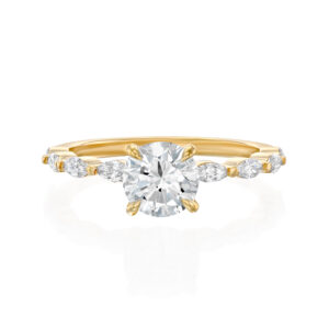 טבעת אירוסין יהלום עגול ״סטייסי״