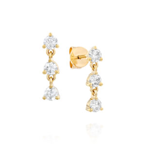 עגילי ״טריו״ תלויים