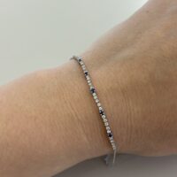 צמיד טניס יהלומים וספירים ״סופיה״