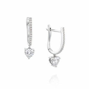 עגילי "נורי" חישוק יהלומים