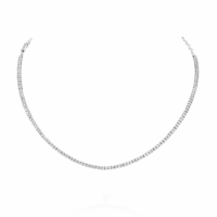 שרשרת טניס סאני יהלומים זהב לבן